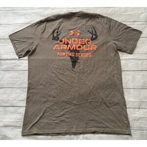 Under Armour Men's Elk Hunting Season Graphic T Shirt Size 2XL XXL Brown